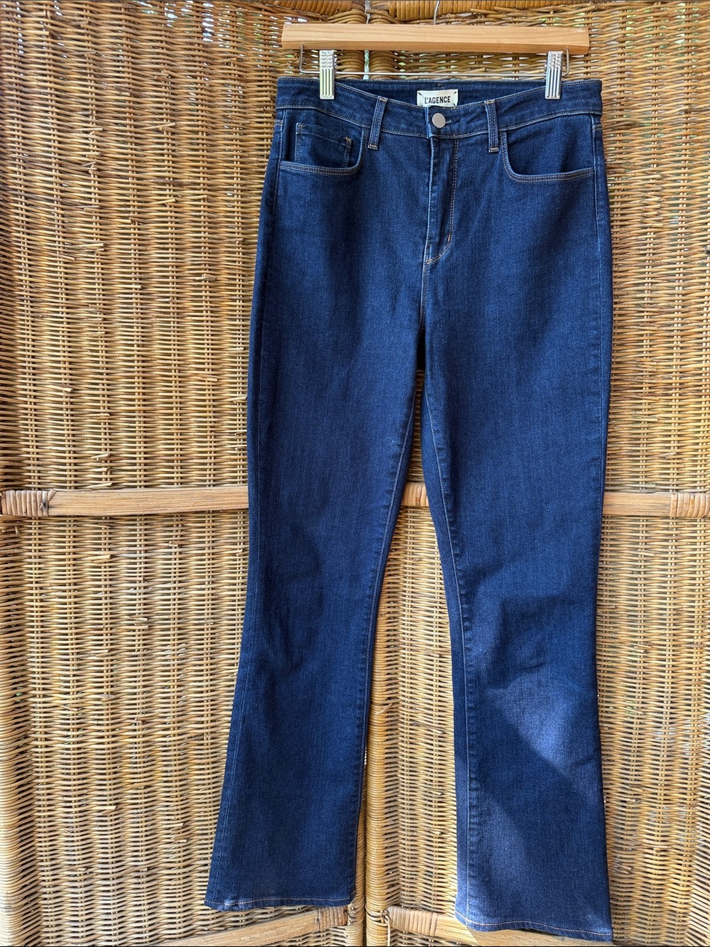 L'AGENCE Dark Blue Flare Jeans